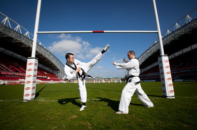 Pat Forde in  Munster Rugby's Thomand Park Arena