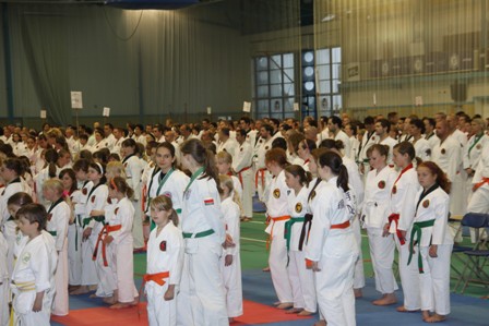 Some of the junior colour belts